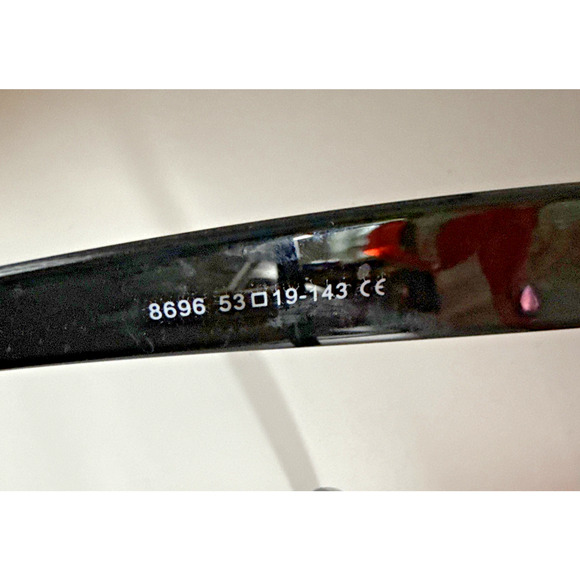 Unbranded Oversized Eyeglass Frames 53-19-143 Red Clear Large Retro Frames Only - Picture 7 of 13